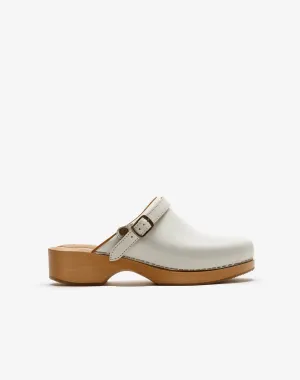 70s Classic Clog Off White Leather