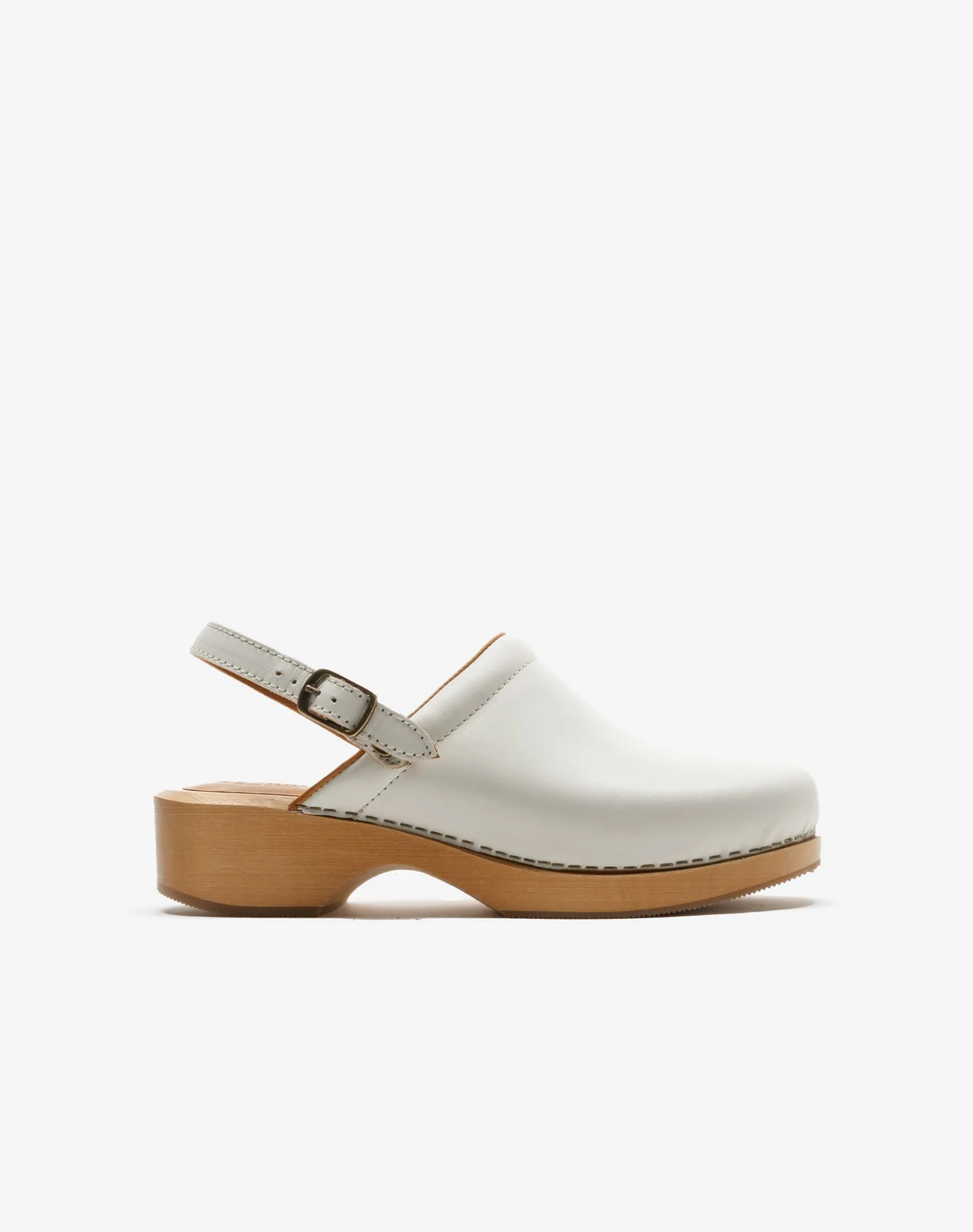 70s Classic Clog Off White Leather