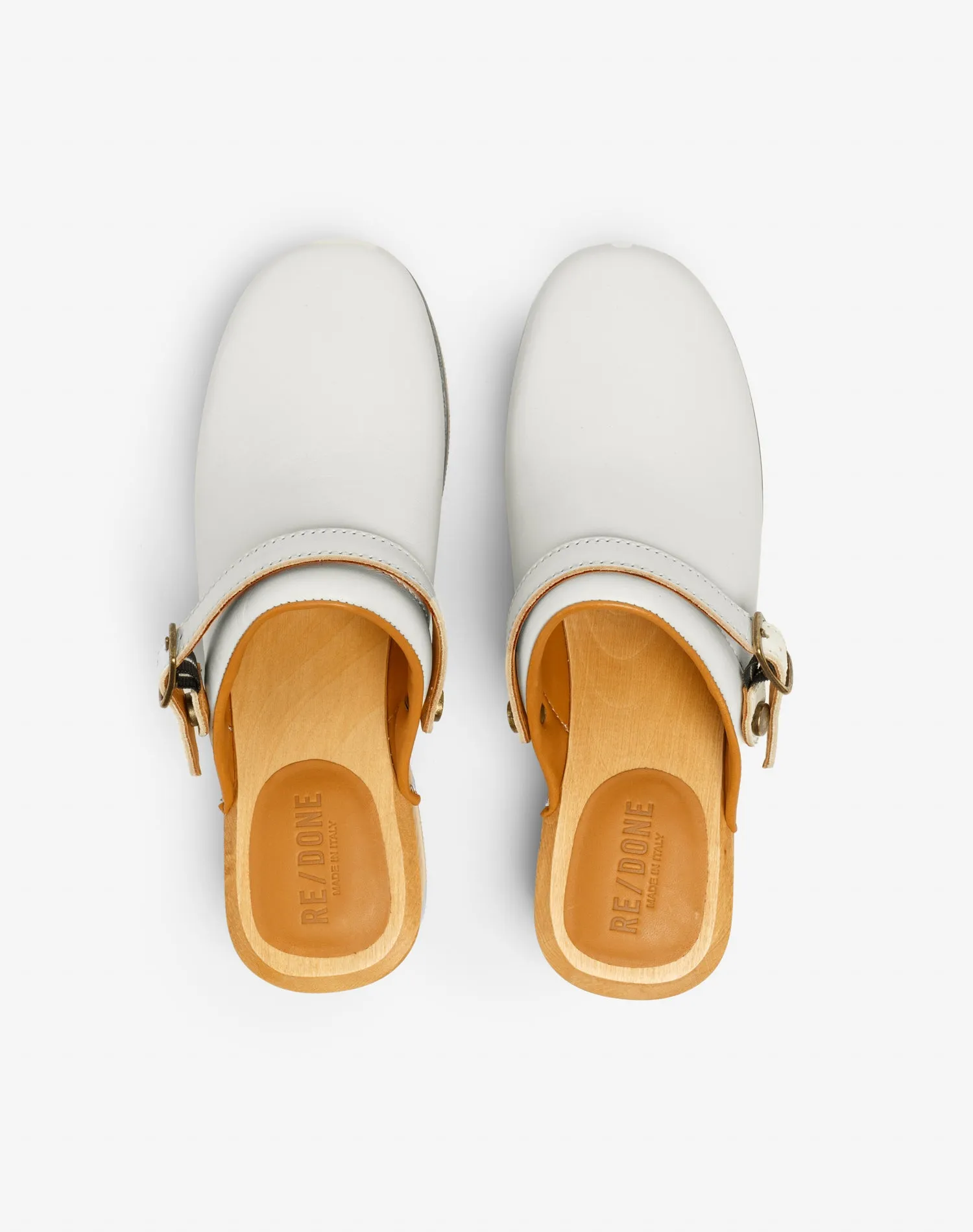 70s Classic Clog Off White Leather