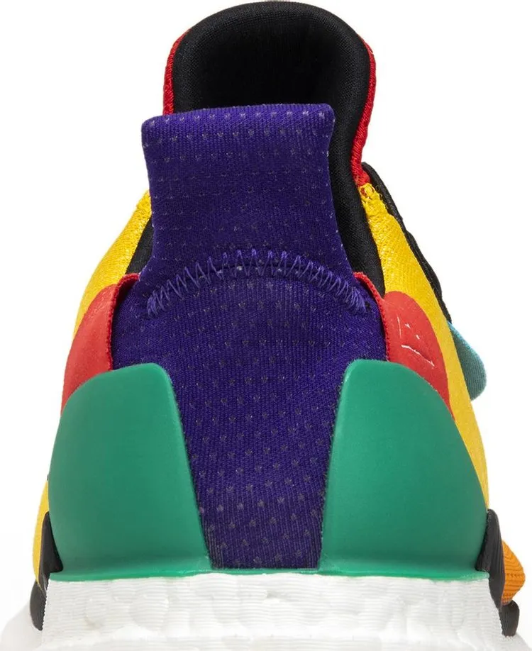 Adidas Pharrell x Solar Hu Glide 'Bold Gold' Sneakers, Yellow