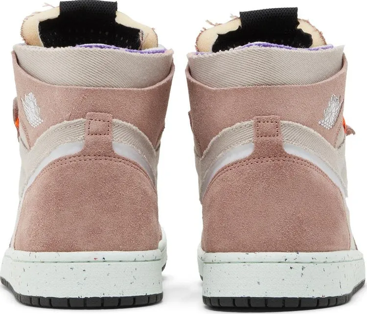 Air Jordan 1 High Zoom Comfort Fossil Stone, pink