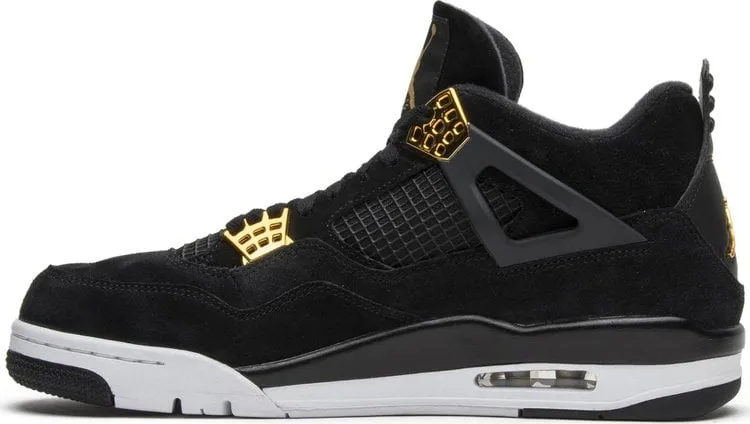 Air Jordan 4 Retro Royalty Sneakers, Black