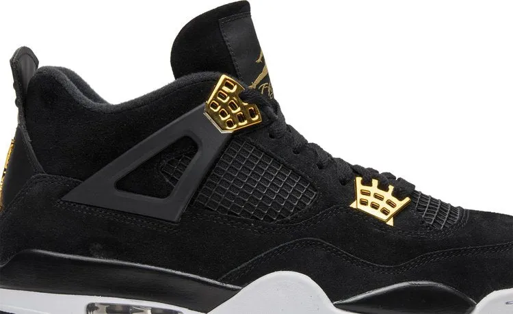 Air Jordan 4 Retro Royalty Sneakers, Black