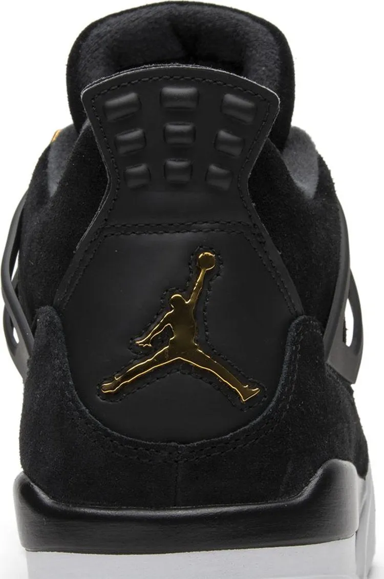 Air Jordan 4 Retro Royalty Sneakers, Black