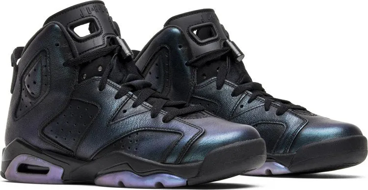 Air Jordan 6 Retro BG All Star - Chameleon, black