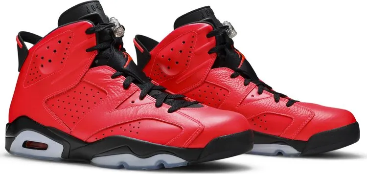 Air Jordan 6 Retro Infrared 23 Sneakers, Red