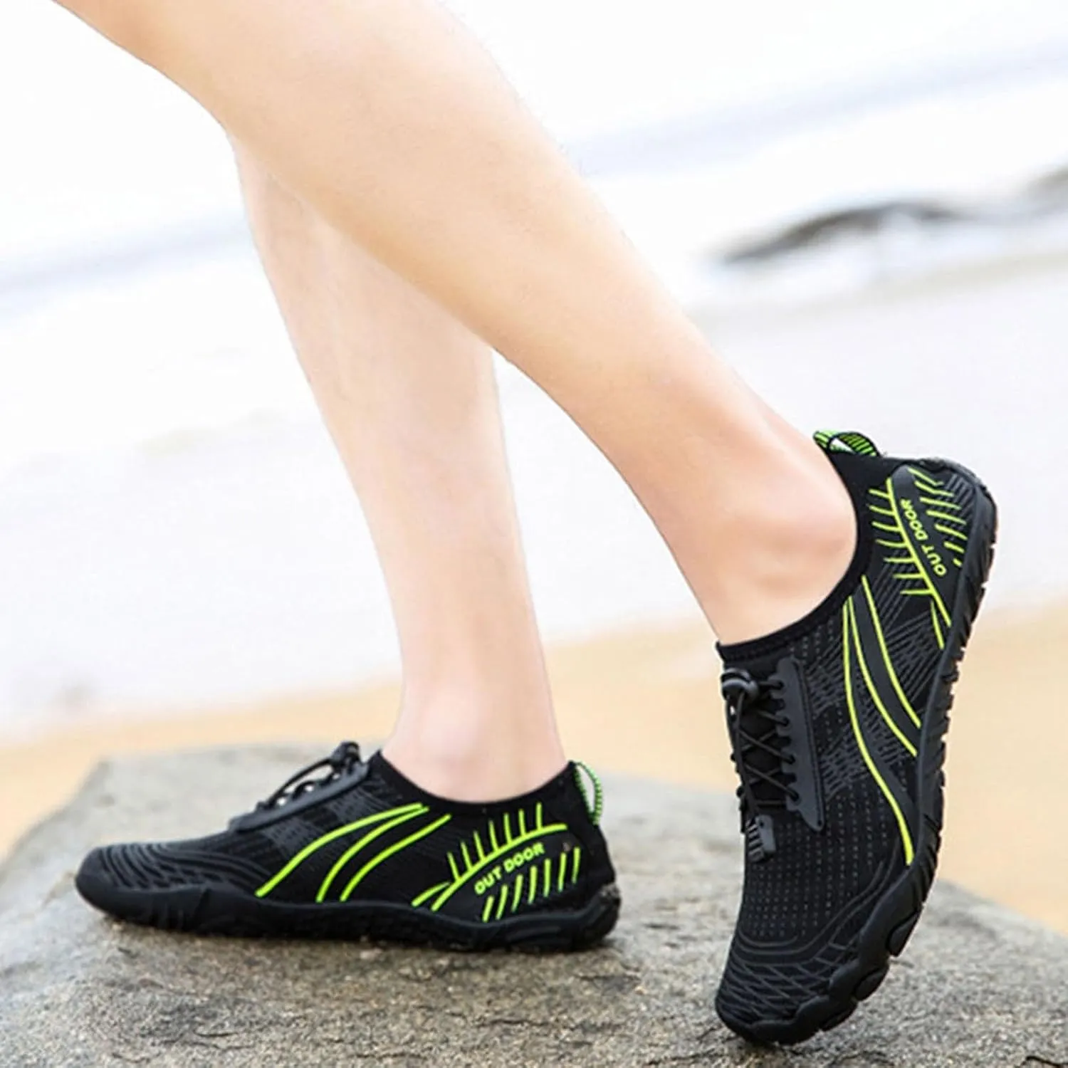 Aqua Water Shoes Quick Dry Barefoot for Women Men Beach Swim Pool Surf Yoga Hiking Lightweight Non Slip Breathable Outdoor Sports