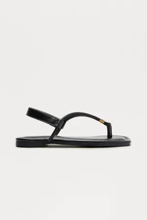 Axton Slingback Sandals - Black