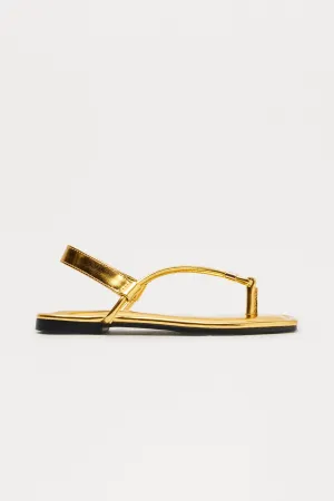 Axton Slingback Sandals - Gold