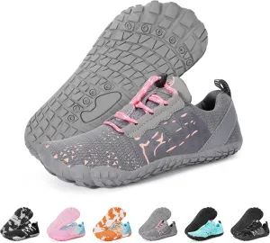 Barefoot Shoes Women Men, Hike Barefoot Womens Men Barefoot Hiking Beach Grounding Shoes Footwear for Travel, Pro Five Toe Shockproof and Anti Collision Wide Toe Box