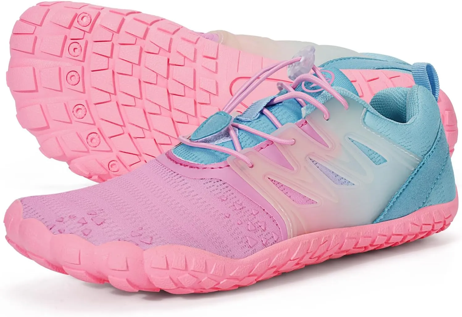 Barefoot Shoes Women Men, Hike Barefoot Womens Men Barefoot Hiking Beach Grounding Shoes Footwear for Travel, Pro Five Toe Shockproof and Anti Collision Wide Toe Box