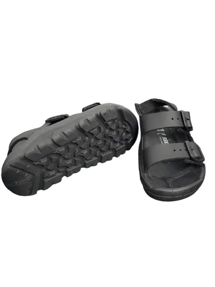 Birkenstock Milano Eva Kids Black Slingback Sandals size 28 US 10