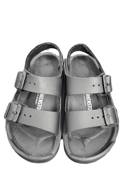 Birkenstock Milano Eva Kids Black Slingback Sandals size 28 US 10