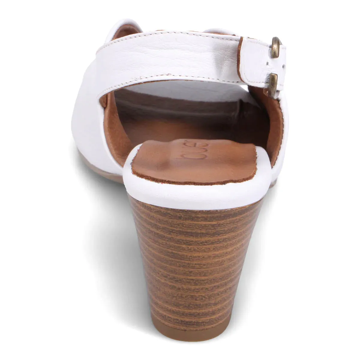 Bueno Claire Slingback Heel in White