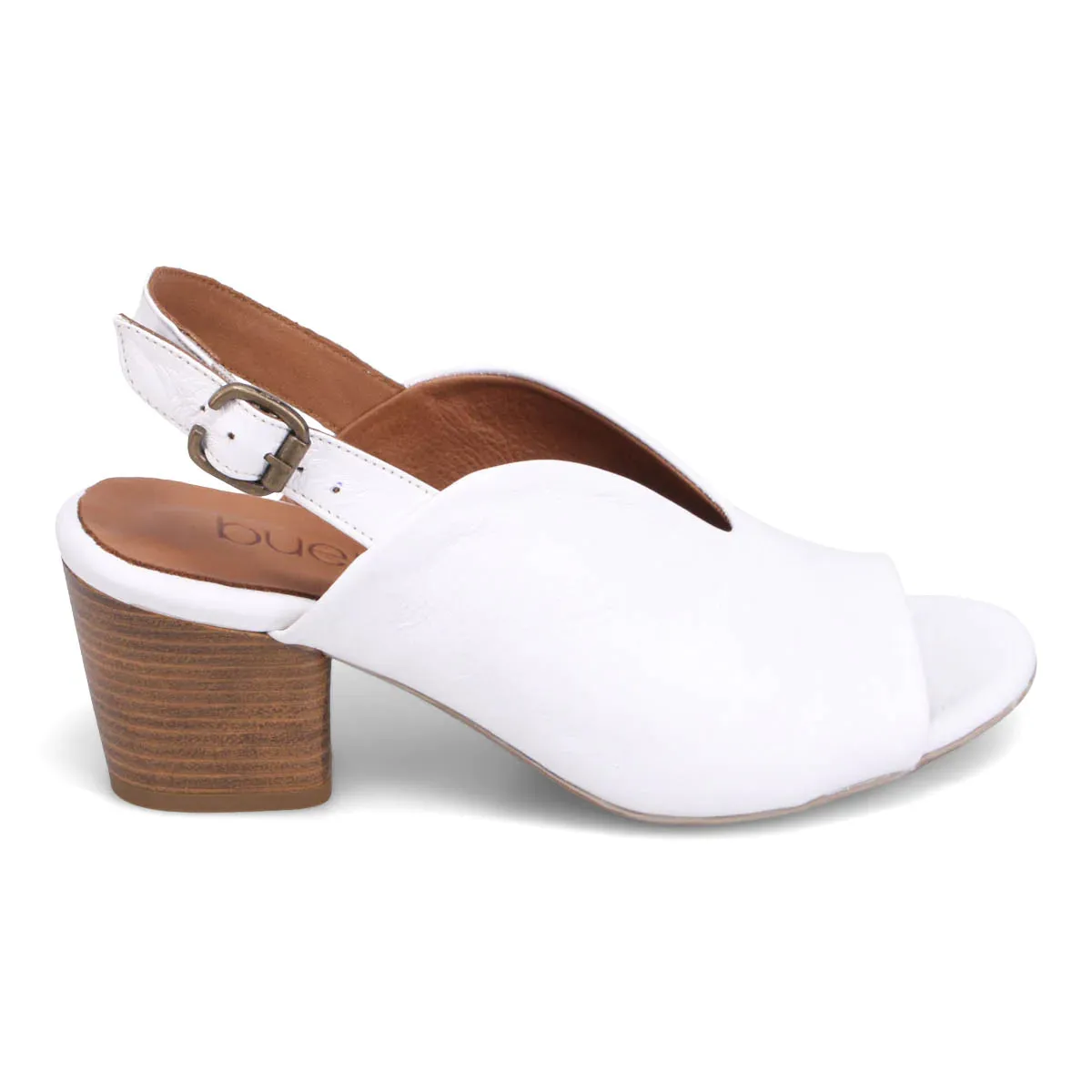 Bueno Claire Slingback Heel in White