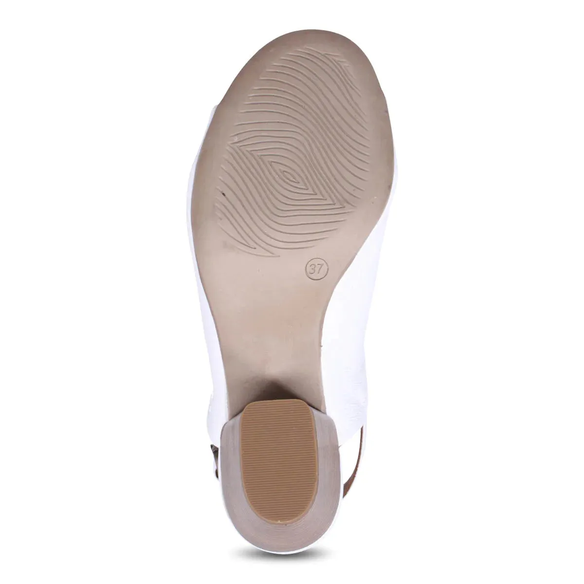 Bueno Claire Slingback Heel in White
