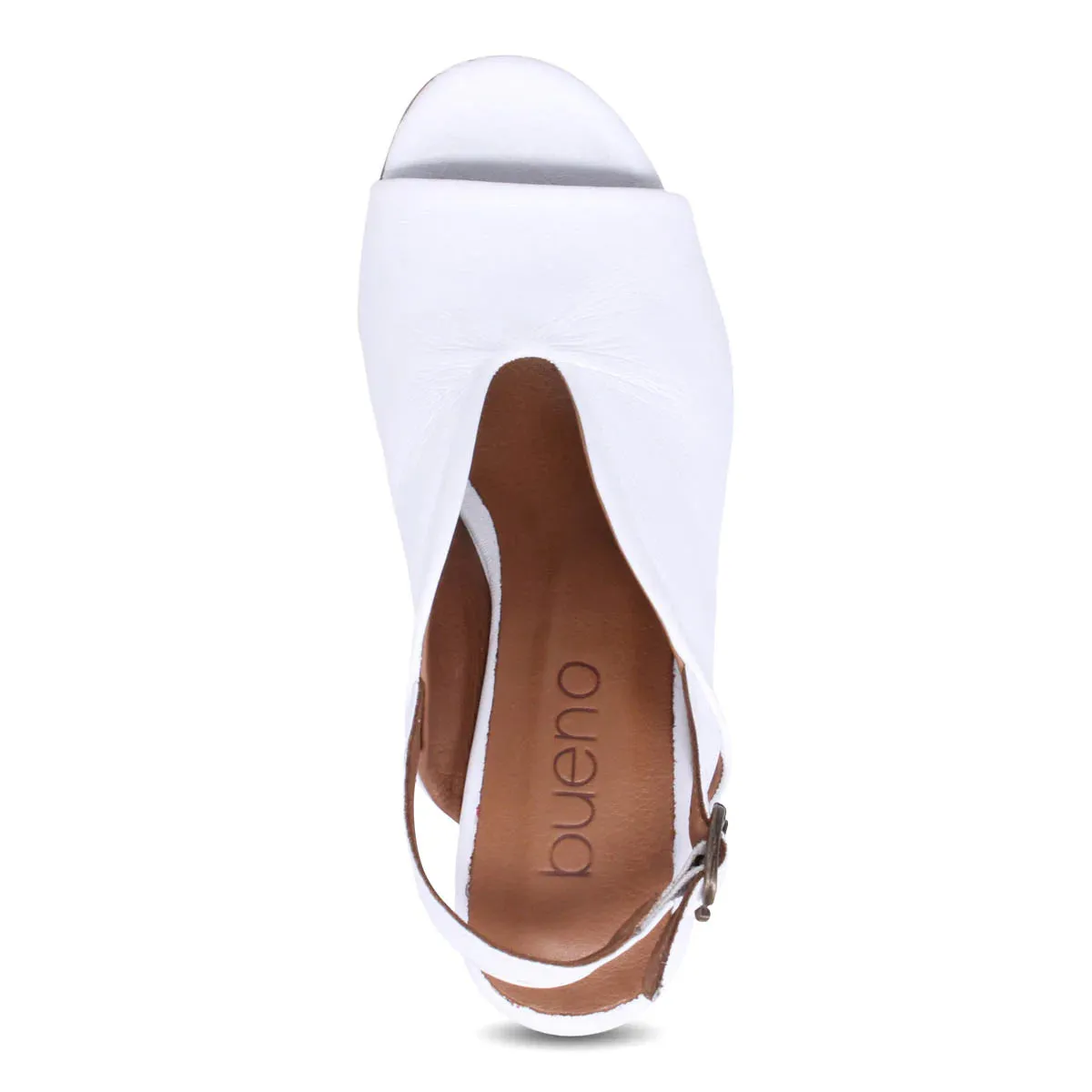 Bueno Claire Slingback Heel in White