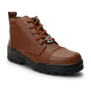 Freedom Casual (Tan) POLICE Leather High Ankle Boot VEER-1 By Liberty