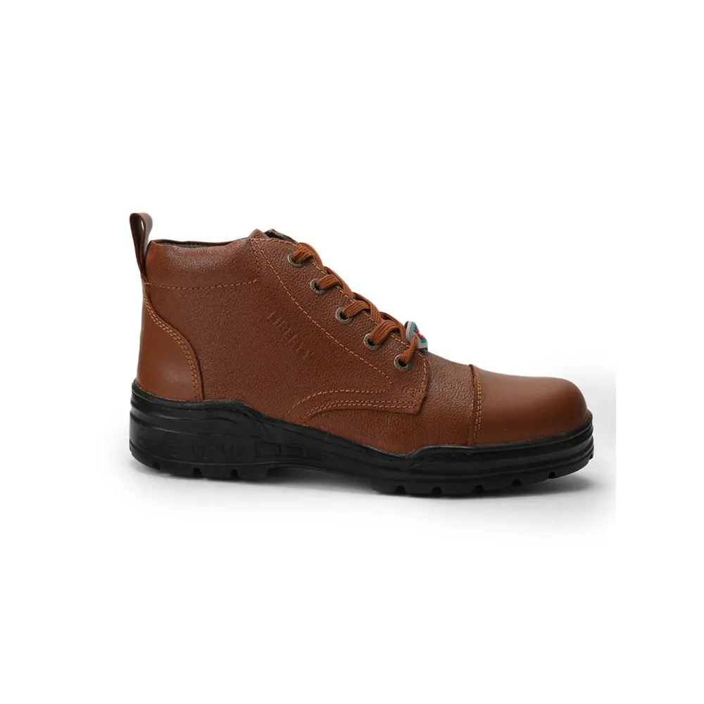 Freedom Casual (Tan) POLICE Leather High Ankle Boot VEER-1 By Liberty