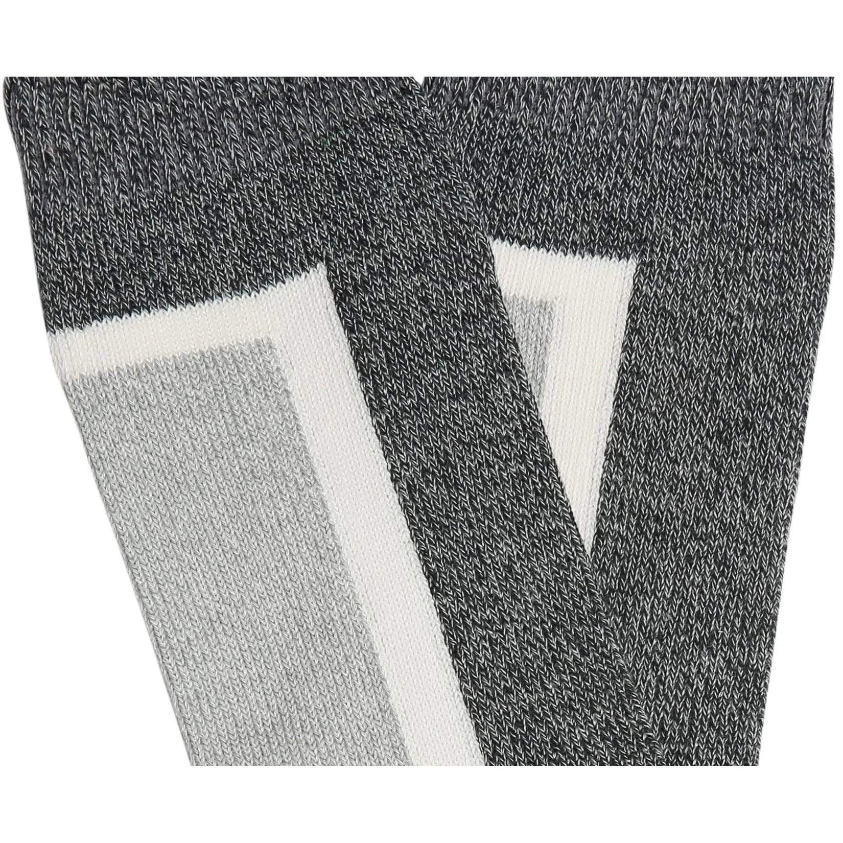 High Ankle Seven Socks (Grey   White)