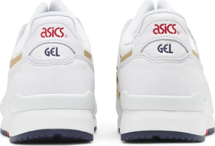 Kith x gel lyte 3 og 'tokyo trio pack - super gold' Asics sneakers, white