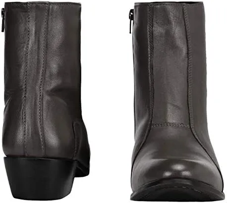 LIBERTYZENO Mens Plain & Snake Print Leather Adults High Ankle Retro Dress Boots for Prom Graduation