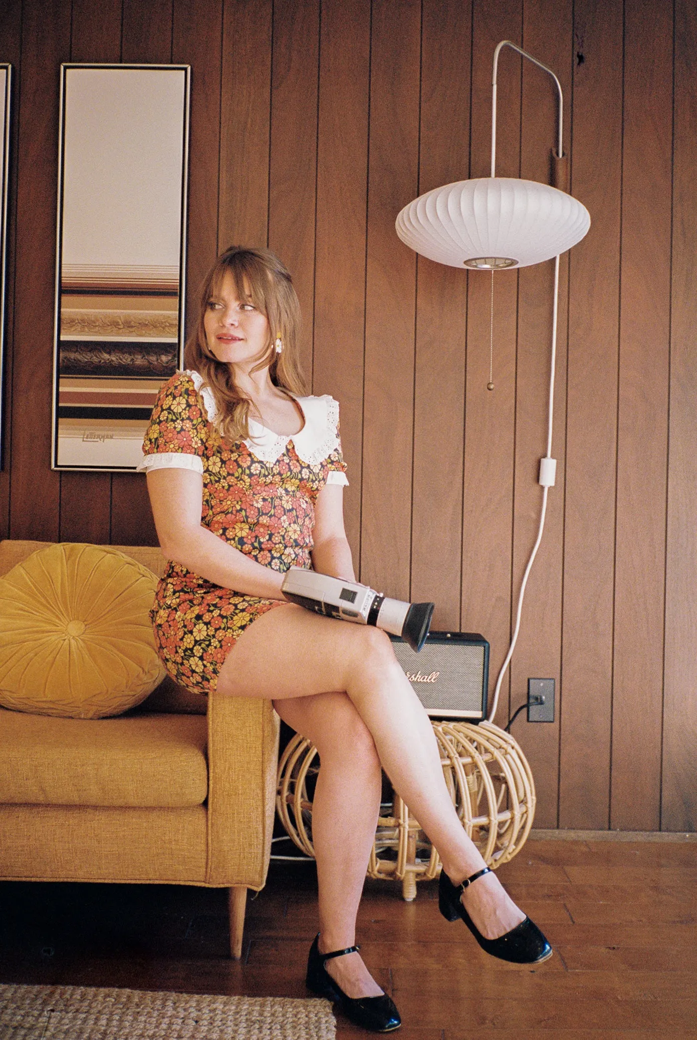 Marigold Dolly Mini-Dress