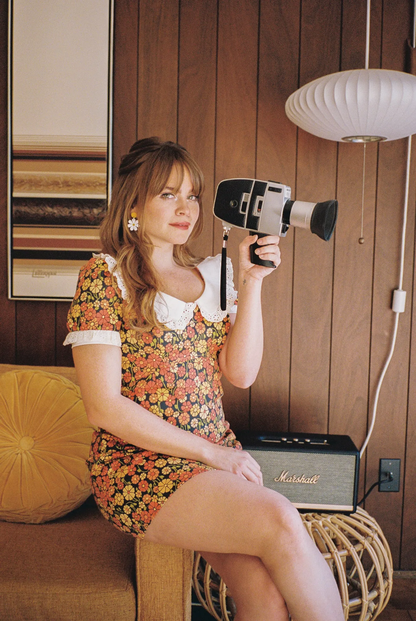 Marigold Dolly Mini-Dress