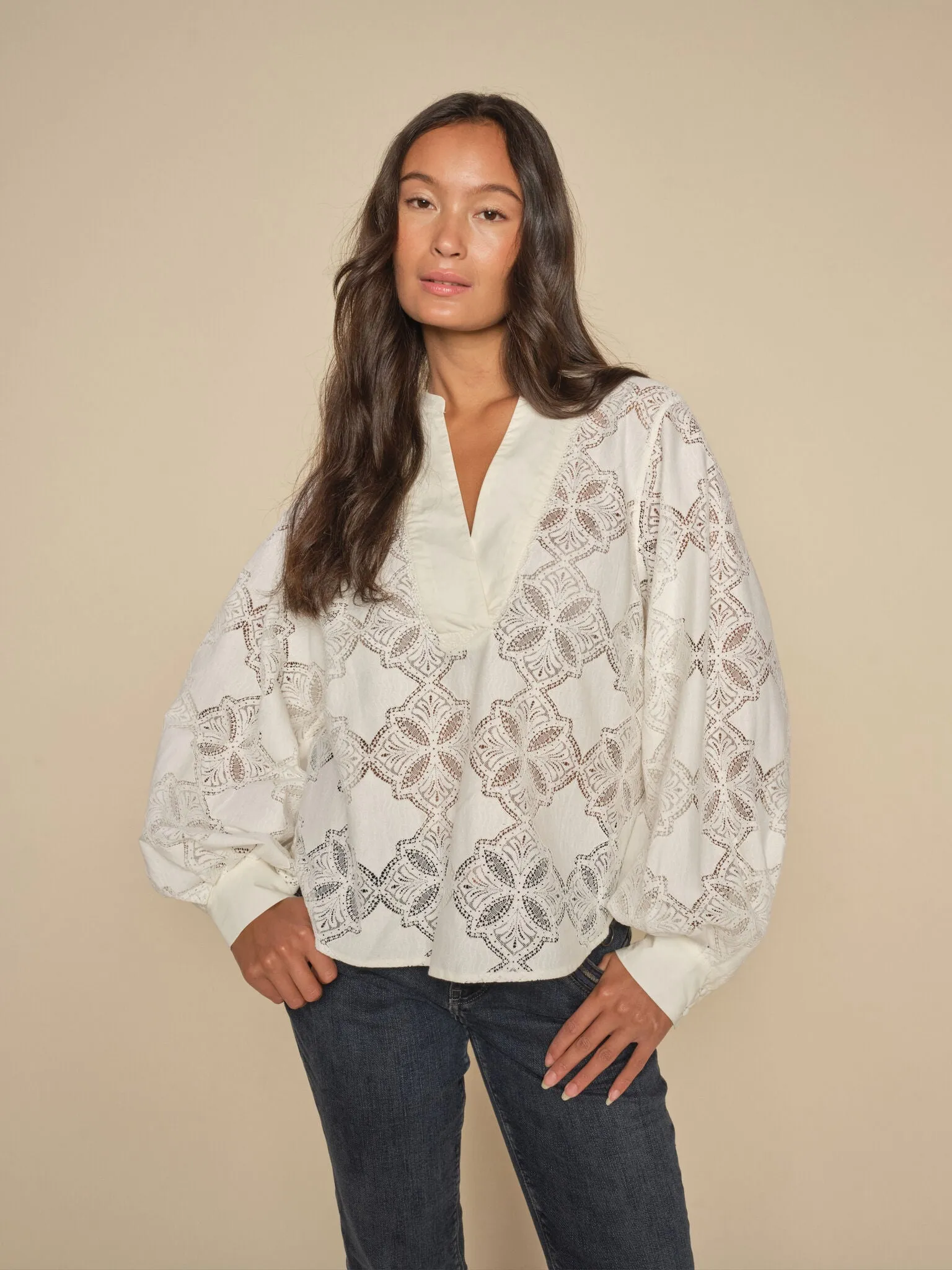 MMYen Lace Blouse