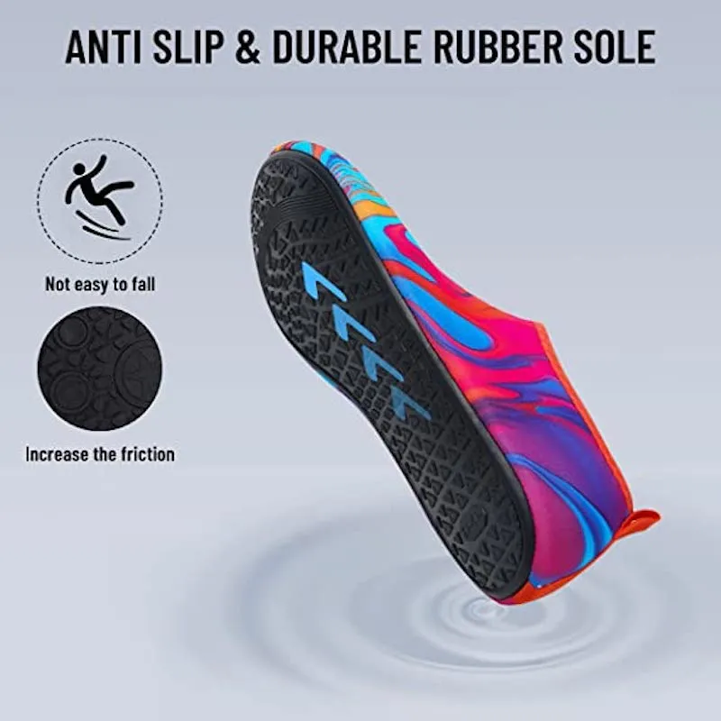 Multi Pattern Print Unisex Aquatic Water Sports Shoes