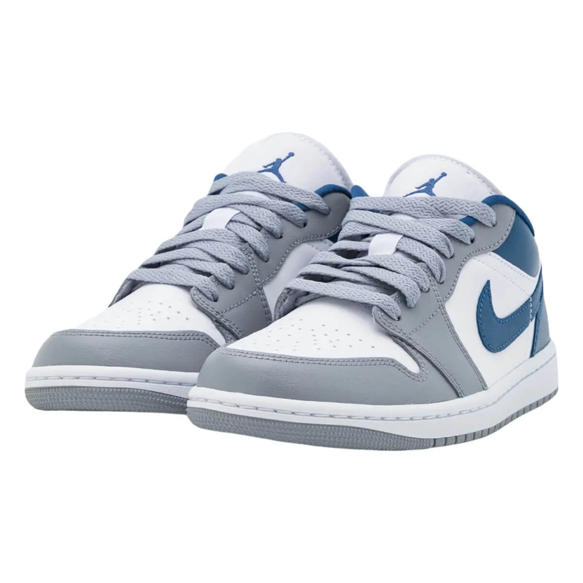 Nike Air Jordan Wmns Air 1 Low sneakers, grey/blue/white