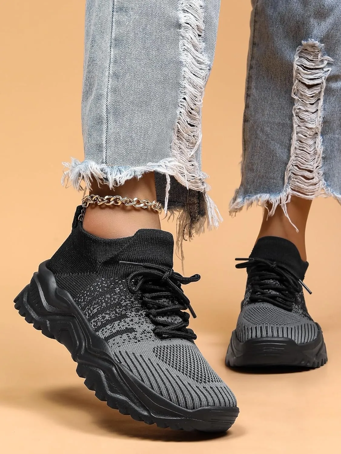 Nurse Babe Shoes Ortho Cloud Women's Sneakers, 2025 Women's Breathable Knit Slip-On Sneakers  Lightweight Arch Support & Non-Slip Sole for Work, Sports, and Everyday