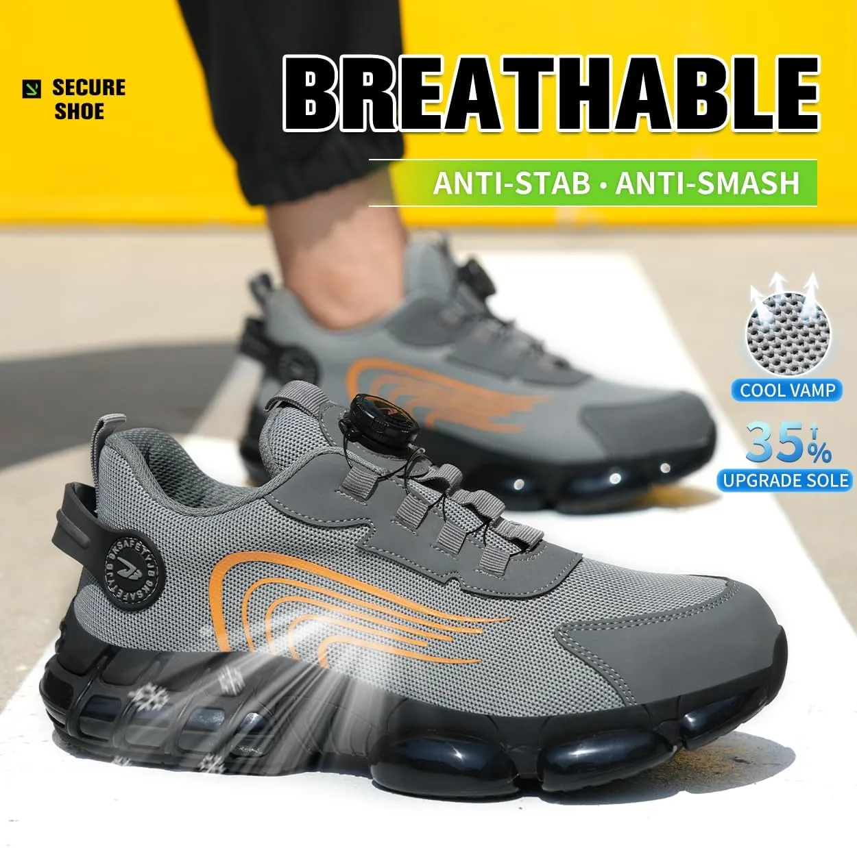 Prestivos Shoes for Men Women Prestivos Steel Toe Shoes Safety Steel Toe Sneakers for Men 2025 New Comfortable Work Shoe