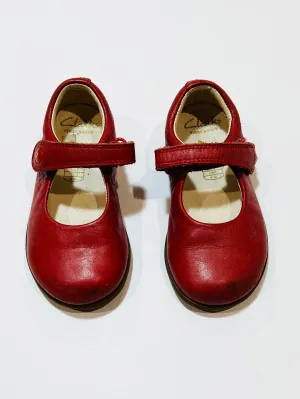 Red leather Mary-Janes - Size EU22