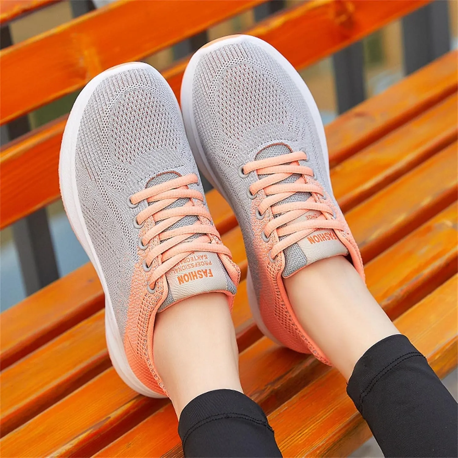 Running Shoes Lightweight Tennis Shoes Non Slip Gym Lace Up Mens Running Shoes Breathable Casual Black Shoes Black Platform Sneaker Tennis Shoe Trainers Shoe