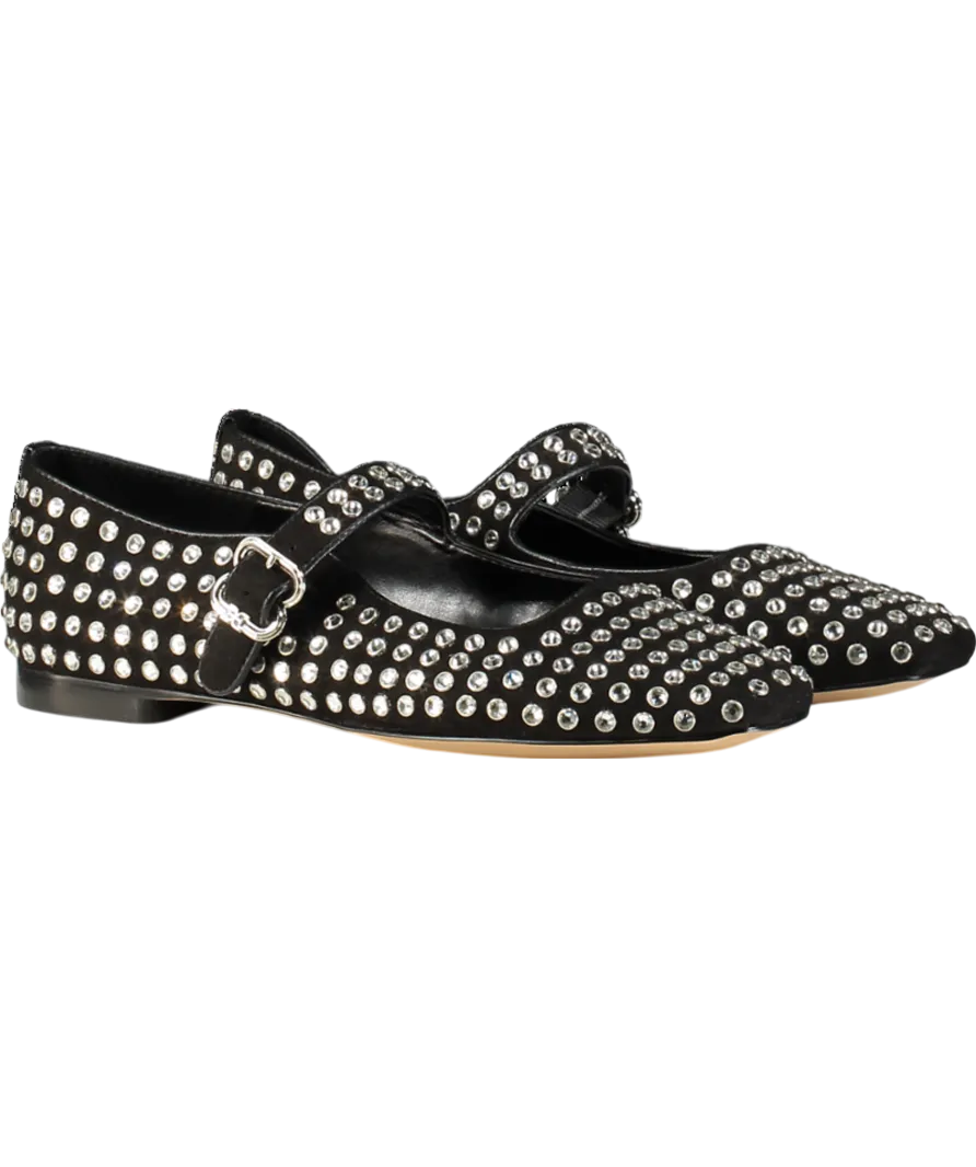 Sam Edelman Black Michaela Gem Mary Janes US9 UK 6.5 EU 40 