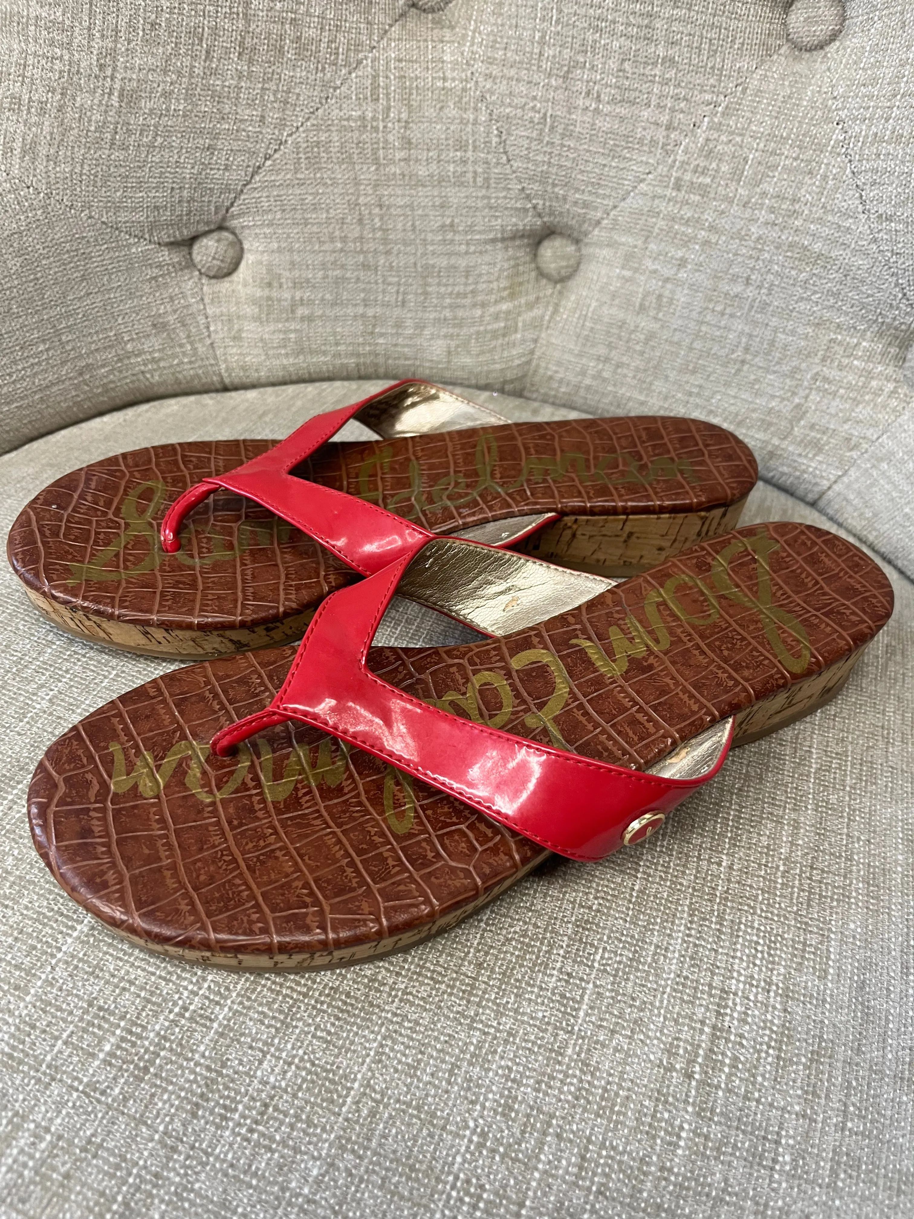 Sam Edelman Cork Sandals (Size 7)