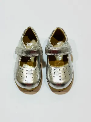 Silver leather Mary-Janes - Size AU4