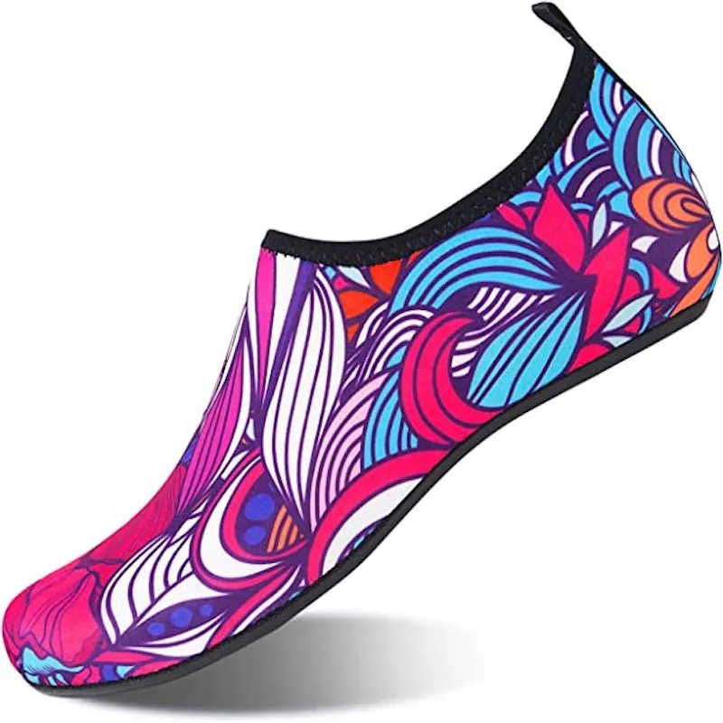 Unisex Aquatic Water Sports Printed Shoes For Beach Surfing Pool
