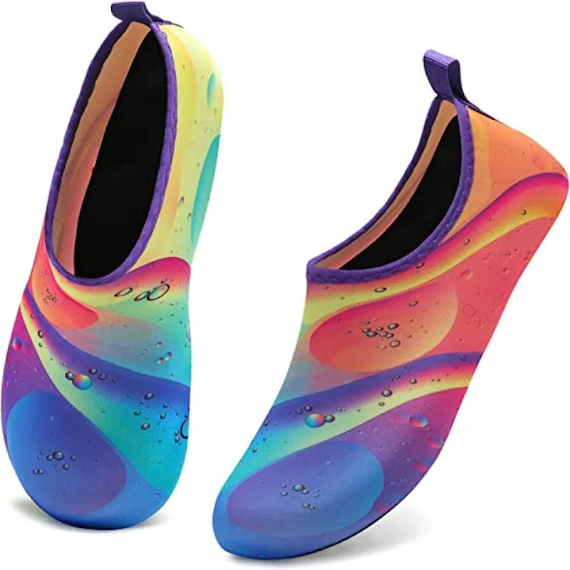 Unisex Aquatic Water Sports Printed Shoes For Beach Surfing Pool